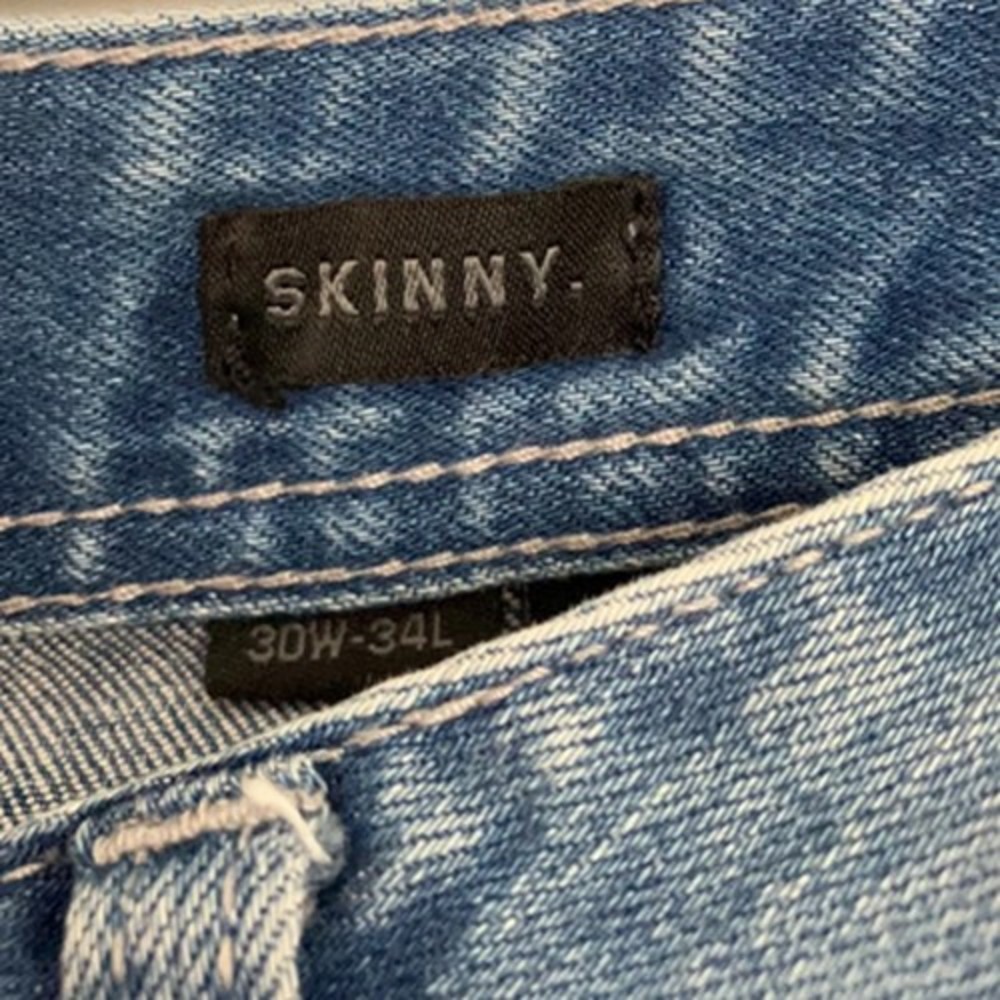 Superdry 30W 34L Copper Denim Skinny Vintage Style Blue Jeans - Picture 8 of 8